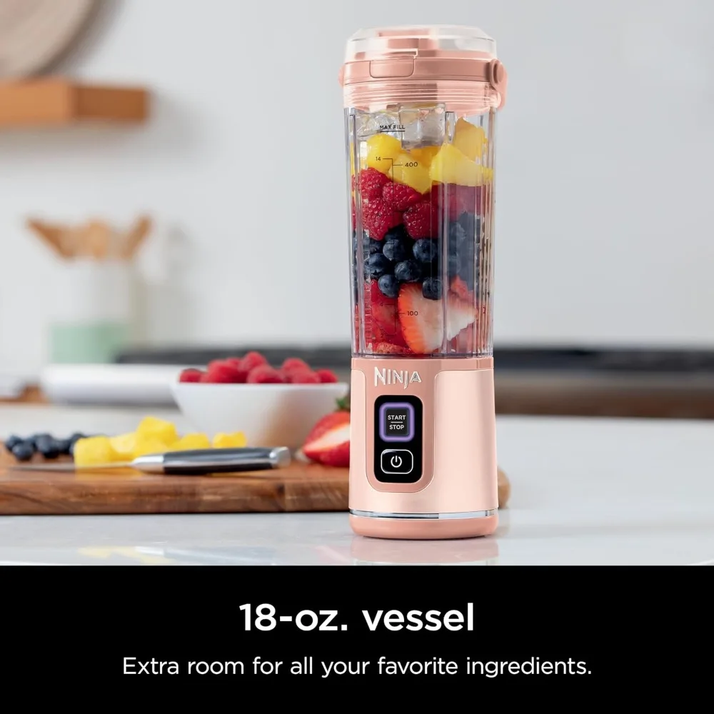 Portable Blender,Personal Blender-for Shakes & Smoothies,Leakproof-Lid & Sip Spout, Rechargeable, Dishwasher Safe Parts.