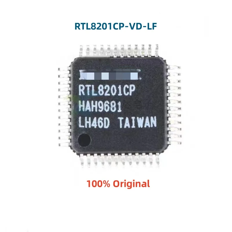 5-10PCS 100% New RTL8201CP-VD-LF LQFP-48 Brand New Original Chips ic