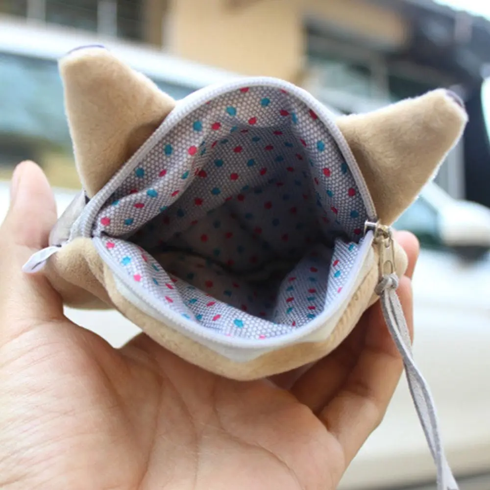 مثيرة للاهتمام الكرتون القط عملة المحفظة متعددة الوظائف مضحك عملة حقيبة حقيبة التخزين المحمولة