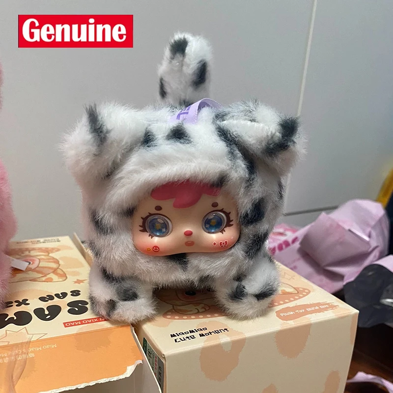 100% 정품 Xingbangyuan Sanxiaomao 사무엘 야옹 사랑스러운 순간 플러시 블라인드 박스 인형 장난감 선물 어린이 생일 크리스마스 선물