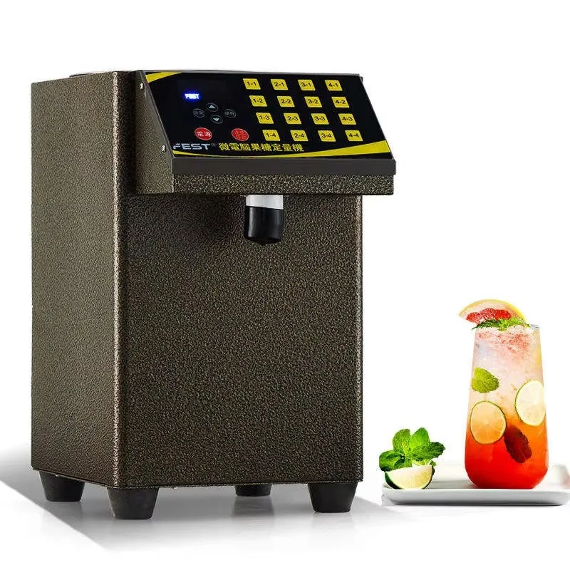 Commercial Arrival Sugar Fructose Quantitative Syrup Dispenser Pump High-capacity Electric Fructose Machine