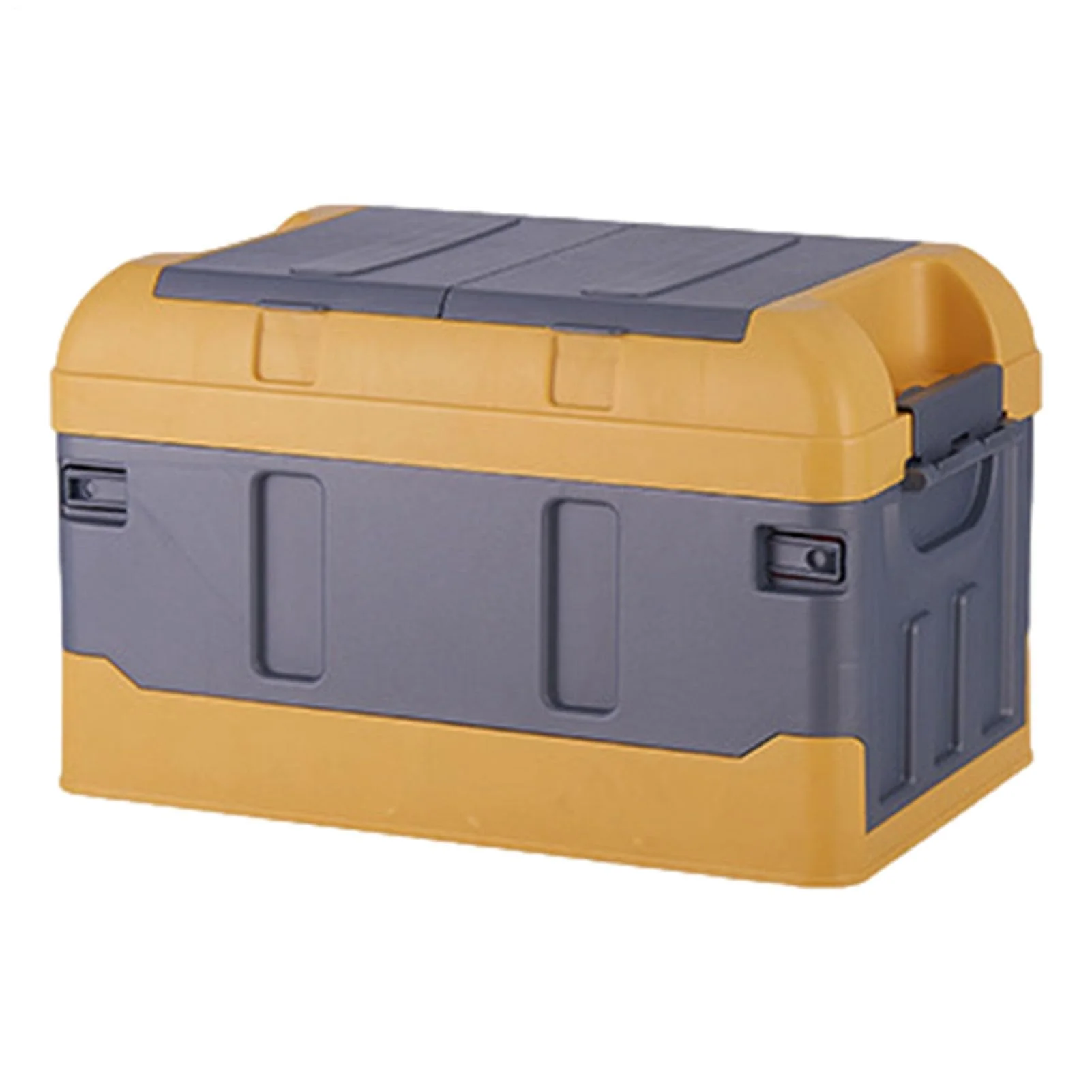 

！@Foldable Plastic Car Trunk Storage Box for Travel Indoor Organization & Luggage Set