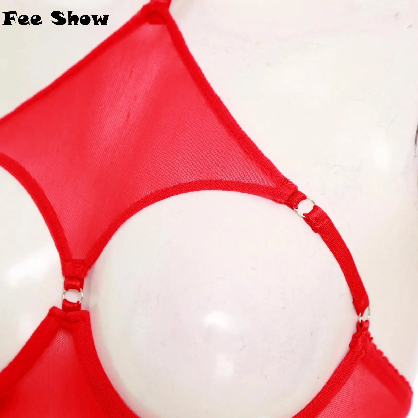 

Женский прозрачный сетчатый бюстгальтер, нижнее белье с уплотнительным кольцом на шнуровке с лямкой на шее и вырезами, бюстгальтер без косточек, бюстгальтер без косточек, пуш-ап, балконет для ночного белья