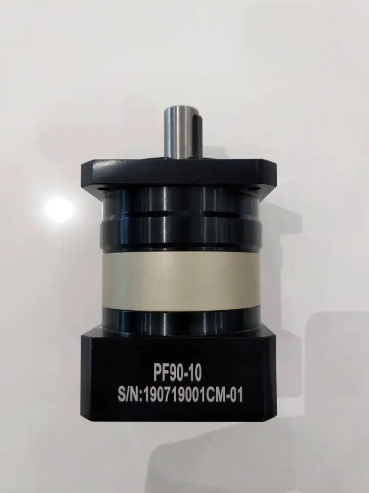 8 arcmin Economical planetary gearbox reducer 15:1 to 100:1 for 90ST 750w AC servo motor shaft 16mm diameter