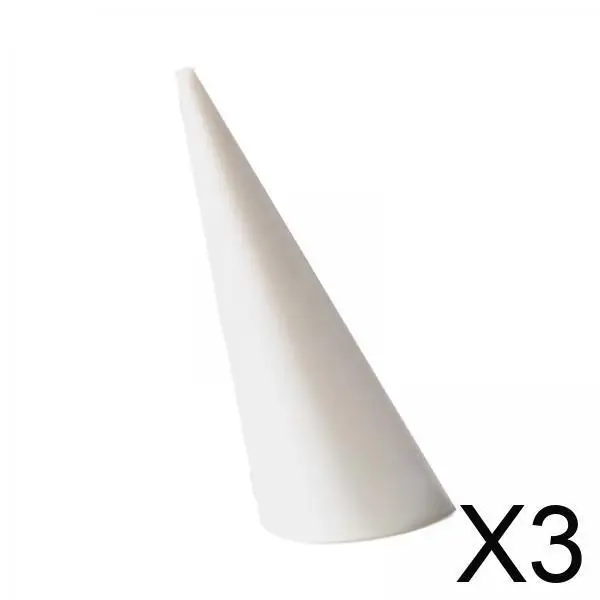 

3x Rings Display Holder Cone Shape Decorative Jewelry Organizer for Countertops Jewelry Store