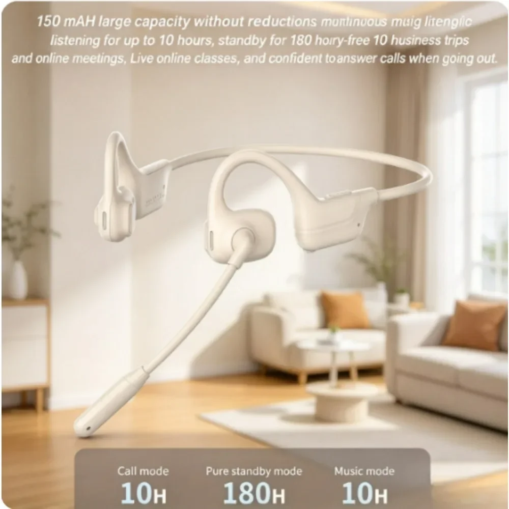 2028 New QCY Professional Air Conduction HIFI Sound Quality Wireless Noise Reduction Bluetooth Headset With Microphone Suitable