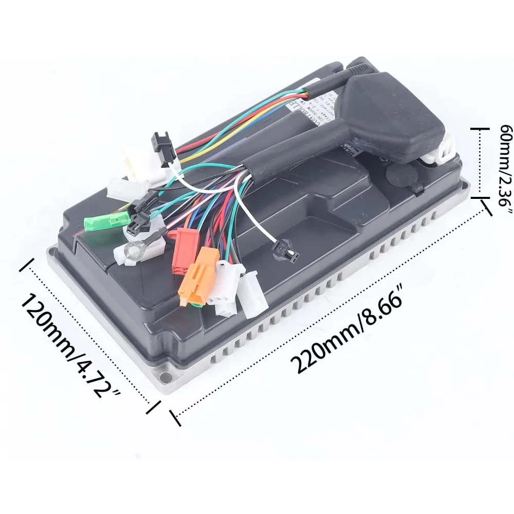 Sinus Controller 3000W 60V-72V Controller Grote Power E-Bike Borstelloze Motorsensor