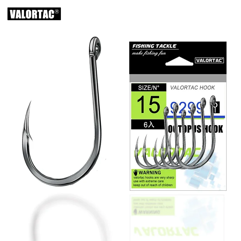 

octopus Fishing Hooks High Carbon Chmical Sharpen Barbed Circle Hook Tackle Set 5C Point Hardness Supplier Fishhooks