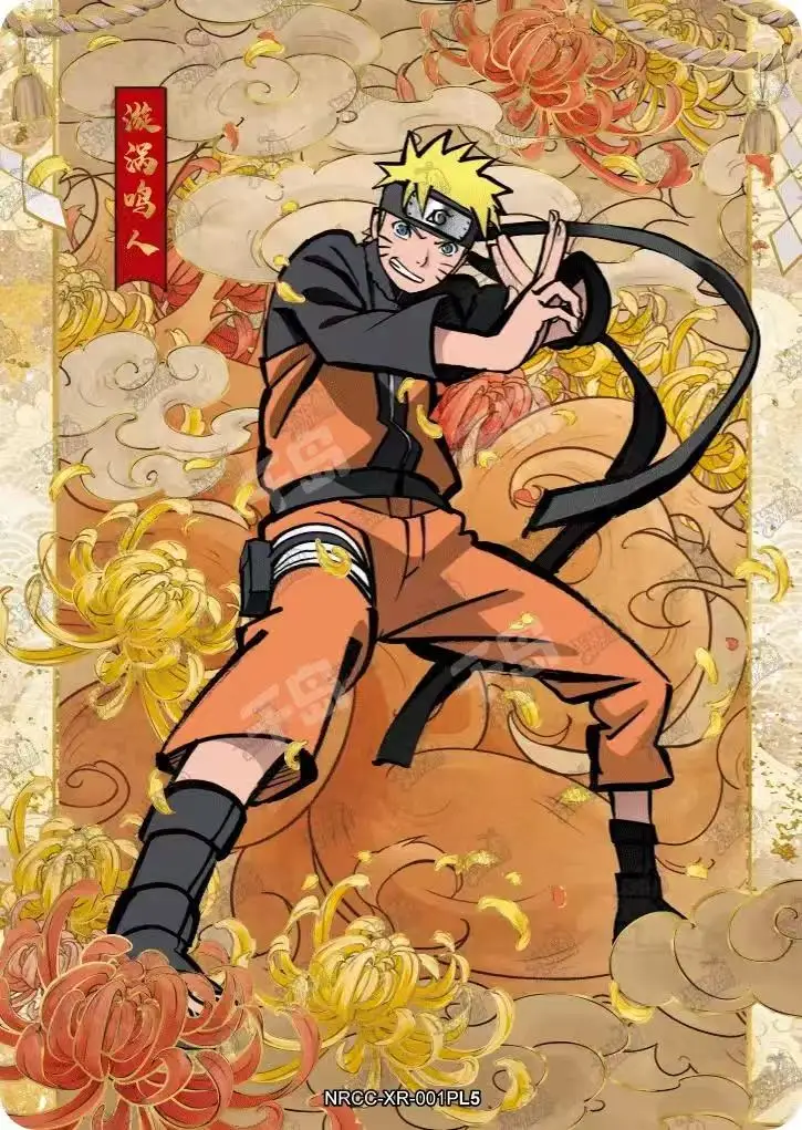 بطاقات تجارية من سلسلة KAYOU Naruto XR رقم 001-006، I Love Luo، Jiraiya، Kakashi. بطاقة جمع شخصيات الرسوم المتحركة النادرة من جيرايا