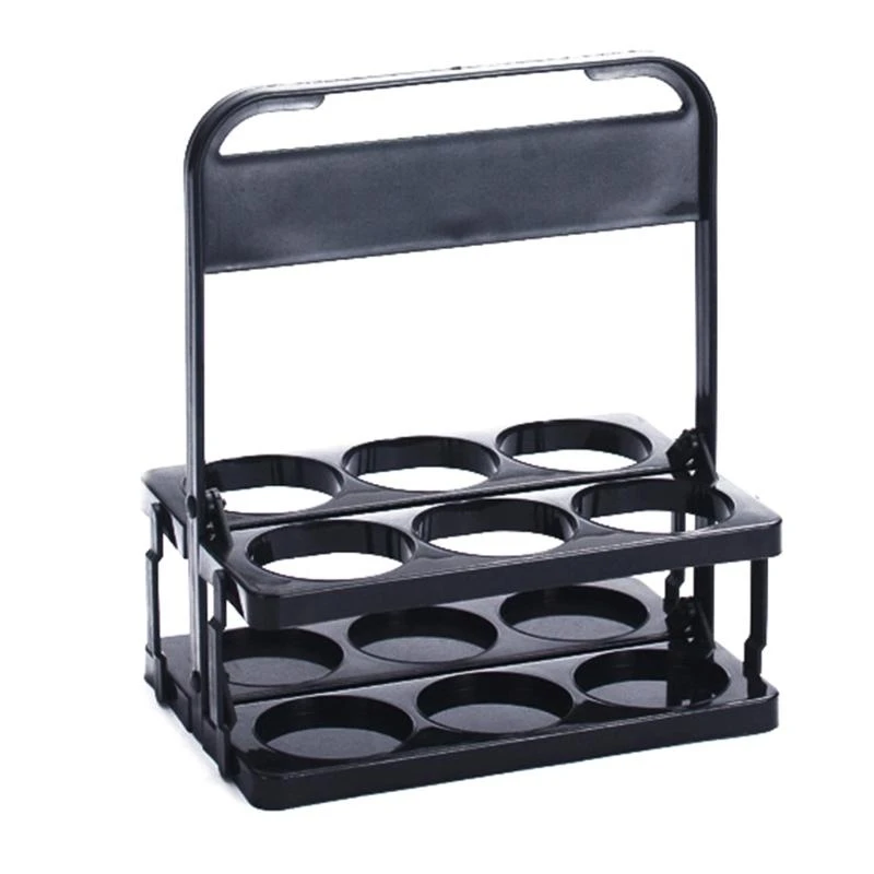 6 Pack Beer Bottle for Carrier Drink Caddy Holder Foldable Wine Beer Rack Baske