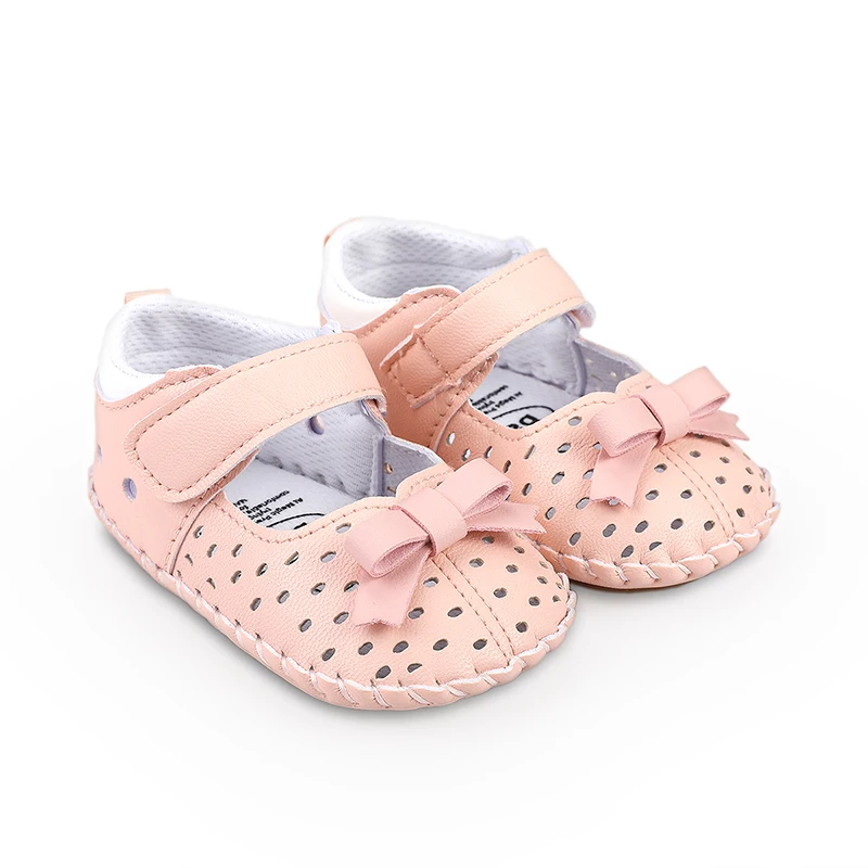 Baby Girls Flat Shoes Summer Hollow Out Princess Sandals Rubber Bottom Breathable Toddler Shoes