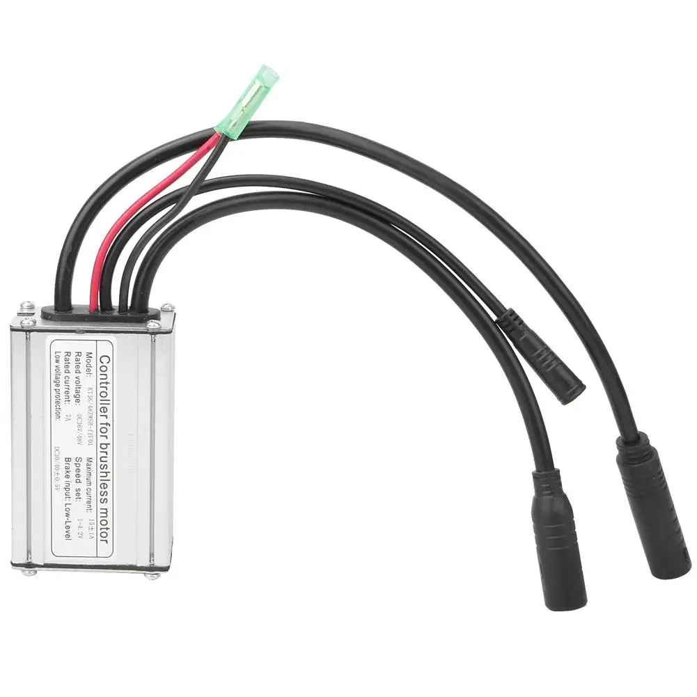 

36V/48V 15A Brushless E-Bike Motor Controller with Waterproof Adapter for Electric Scooters