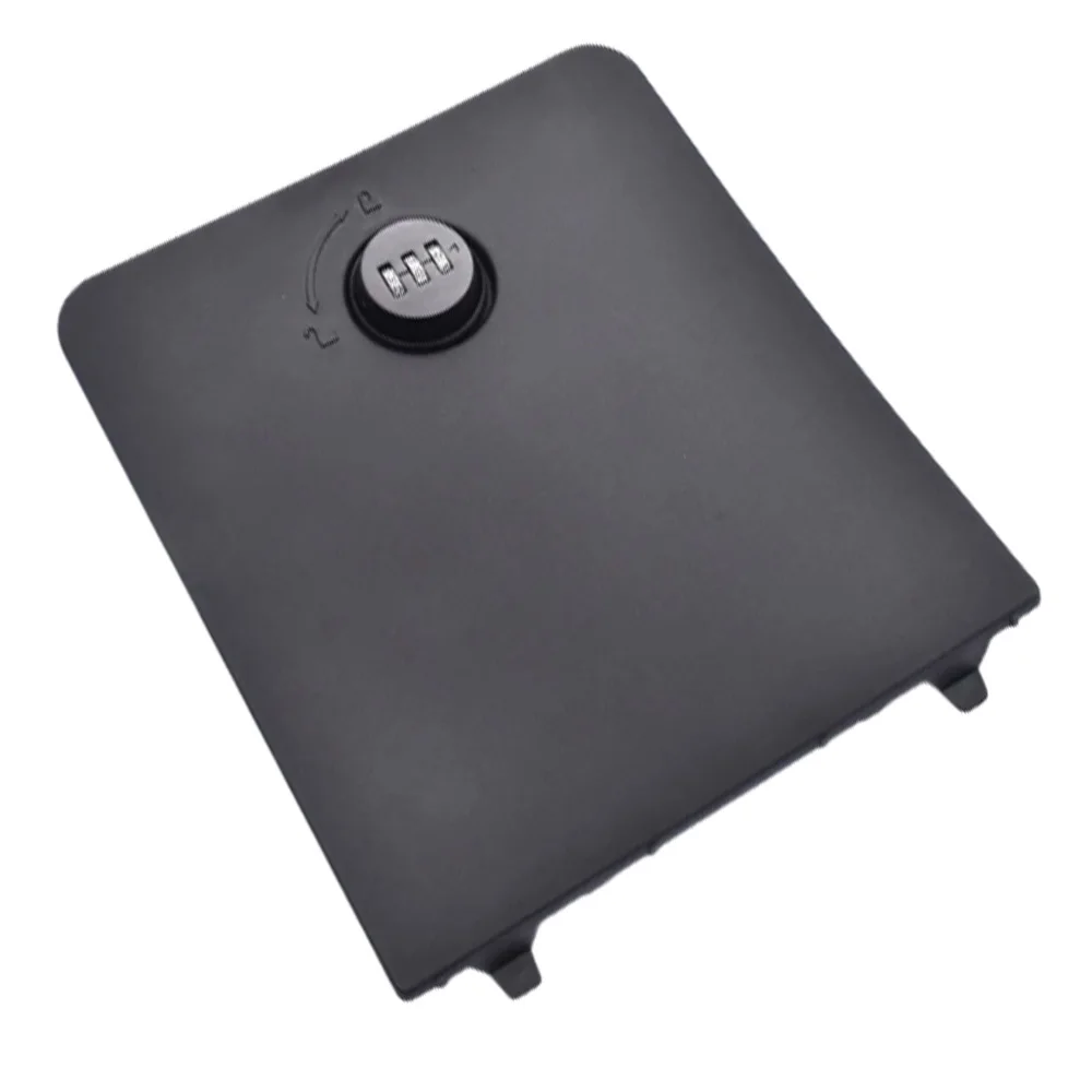 For Ford Maverick 2022-2025 Bed Storage Bin Cover with Code Lock Front Left/Front Right Black Plastic Tonneau Bed Cover