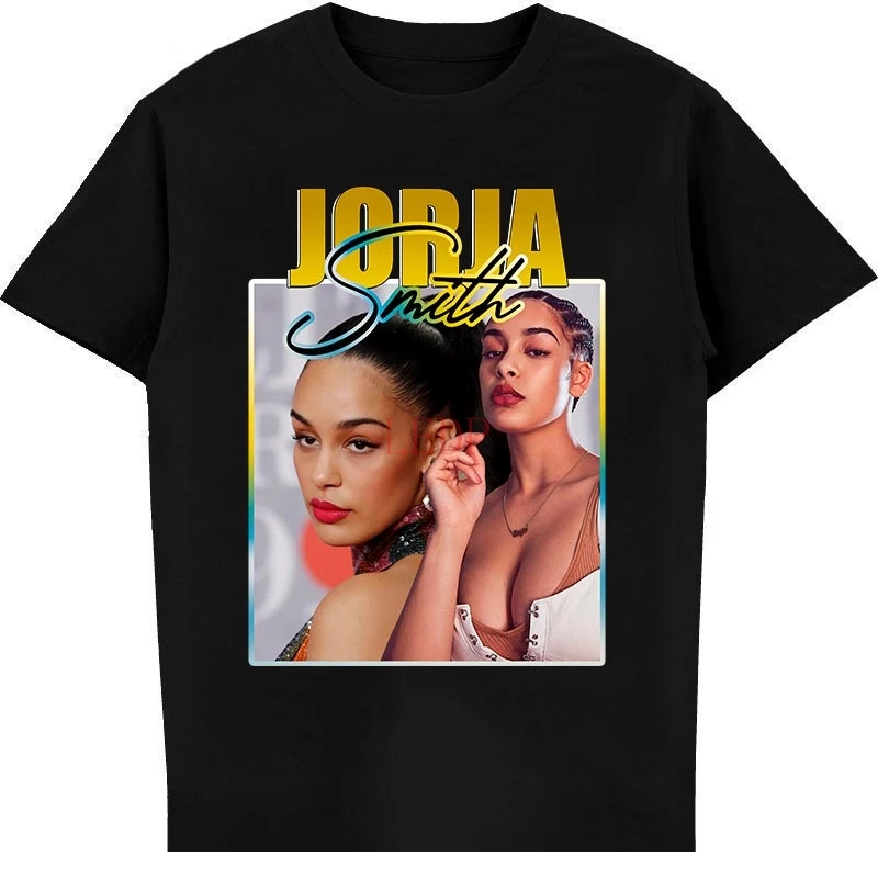 

Футболка Jorja Smith Music Rnb, воодушевляющая футболка с возвратом назад