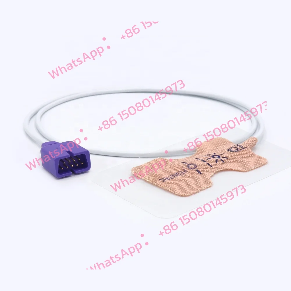 Nellcorrs Compatible with 9pin Pediatric Tape Disposable Spo2 Sensor, Disposable Oxygen Sensor