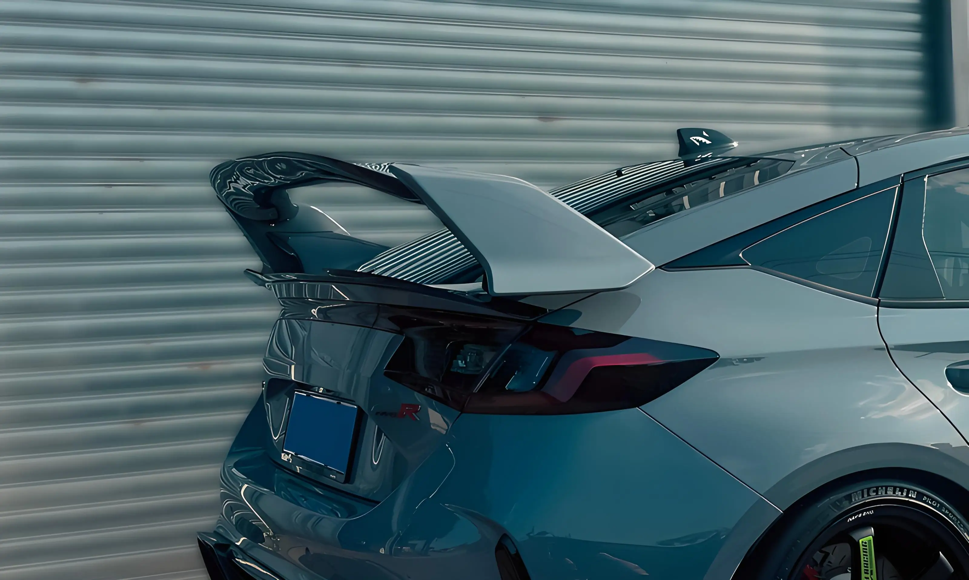 Honda Civic Type-R FL5 K8 Style Rear Spoiler | High-Quality ABS/Carbon Fiber | OEM Fit | For 2022+ | Sporty Performance Upgrade