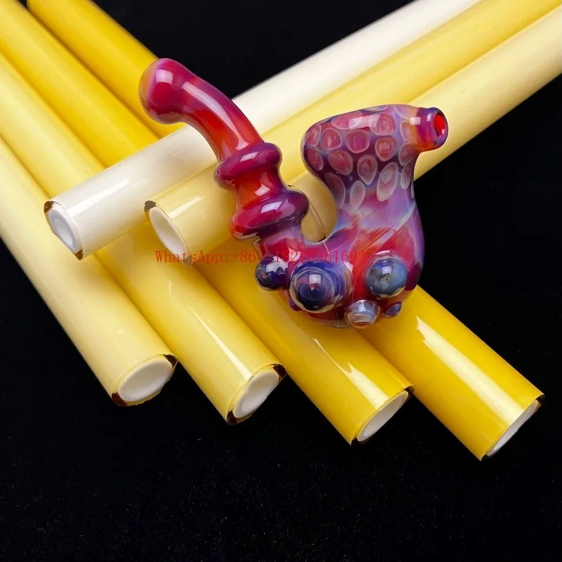 1pcs Imported Burning Glass Lamp Industrial Color-changing Material Kiln Color Hollow Tube High Borosilicate 33