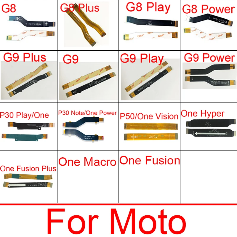 Mainboard Motherboard Flex Cable For Motorola Moto G8 G9 Plus Play G8 Power One Power Vision Hyper Macro Fusion+ P30 Note