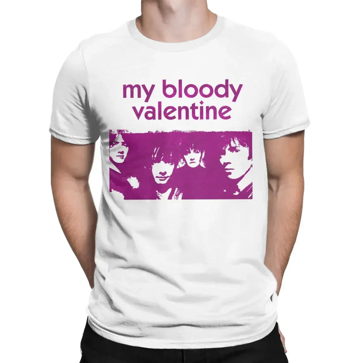 My Bloody Valentine T-Shirts for Men Crazy Cotton Tees Round Neck Short Sleeve T Shirts New Arrival Clothes