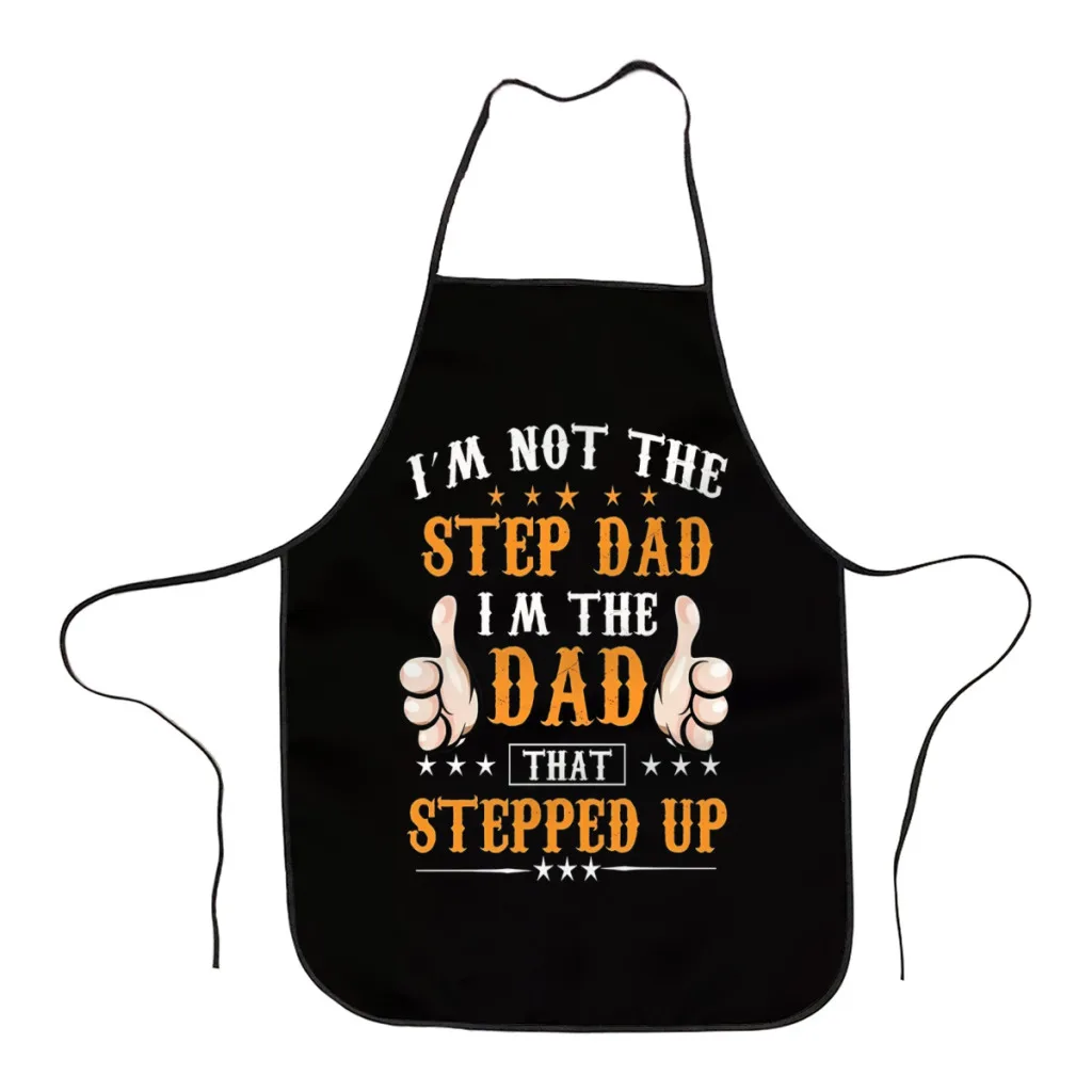 

I'M Not The Step Dad Kitchen Aprons for Women Household Cleaning Apron Chefs Cooking Baking Apron