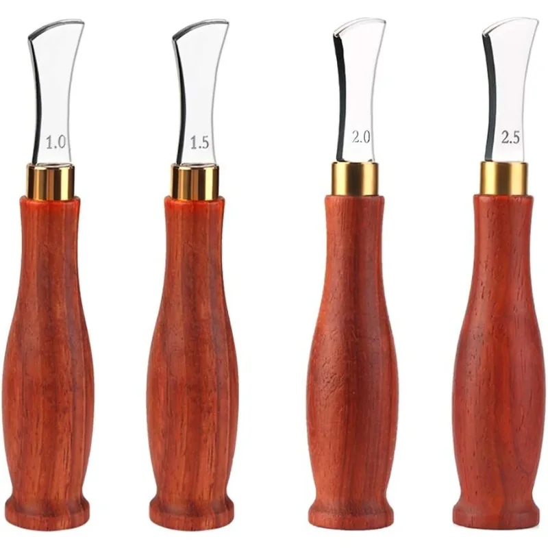 New 1PC 1.5/2/2.5mm Embedding Thread Leathercraft Tools Leather Edge Sector Shallow Groove Edges Pressure Line Punch