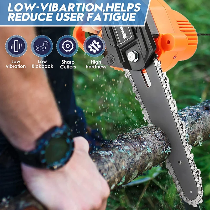 SEESII Seesii 8-inch Chainsaw Chains 6 Inch 4 Inch Electric Chainsaws Accessory Replacement For Logging Pruning Garden Tool
