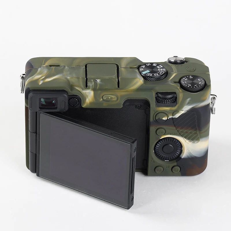 Мягкая силиконовая резиновая оболочка для камеры Sony A7C/A7 IV/A7 Mark IV/A7M4
