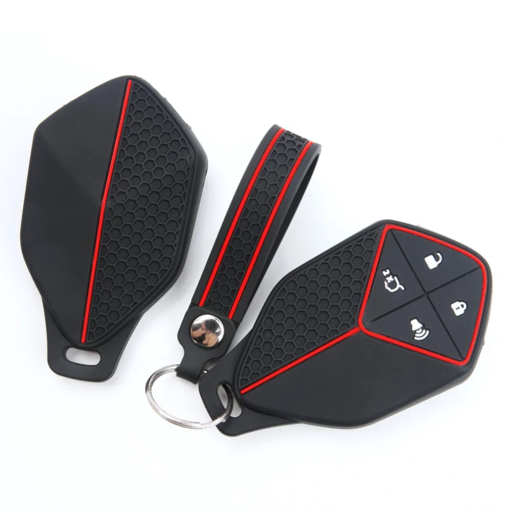 Protective Silicone Key Cover For Changan Deepal S7 S07 SL03 S05 G318 with slim wrist strap Non Slip Precise Fit