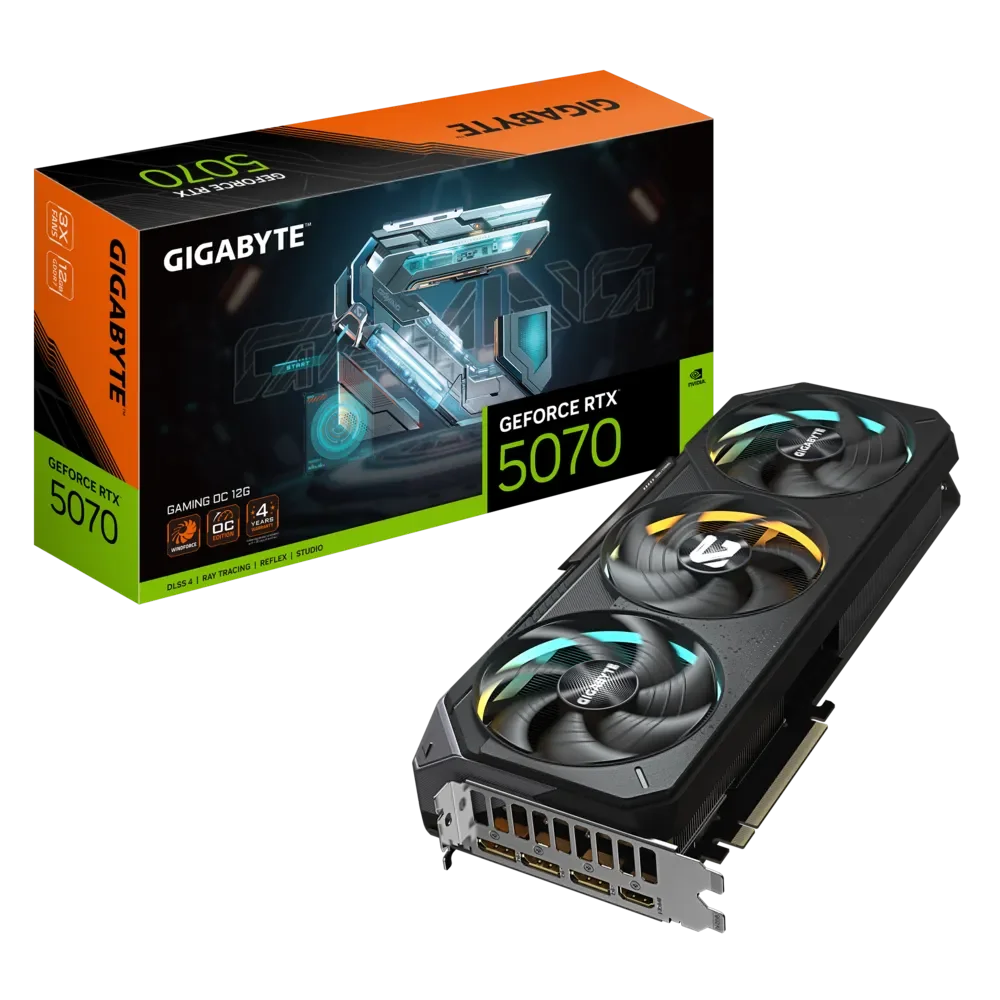 GIGABYTE RTX 5070 GAMING OC 12G GDDR7 Gaming Graphics Card