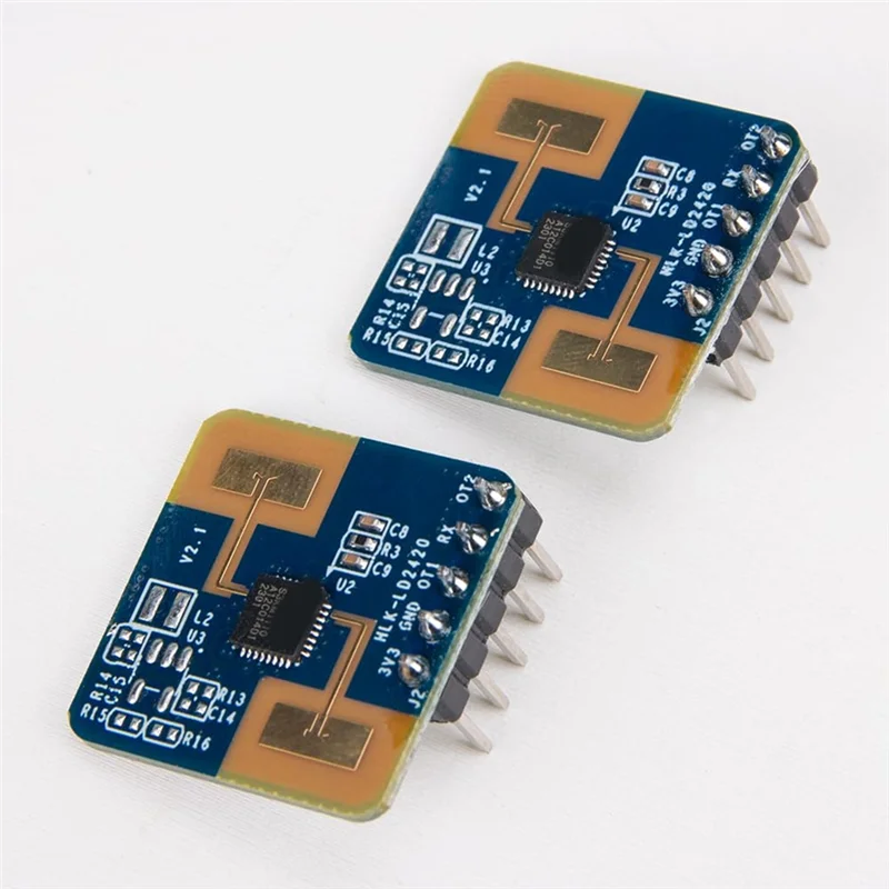 AAAN-Módulo de sensor de radar Mmwave humano 24Ghz 2pcs inteligente LD2420 presença humana e módulo de detecção de movimento