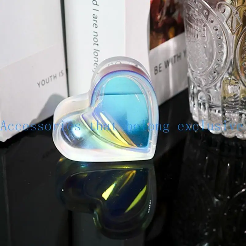 

31BB Heart Resin Mold Business Card Stand Resin Mold Heart Epoxy Resin Casting Mold