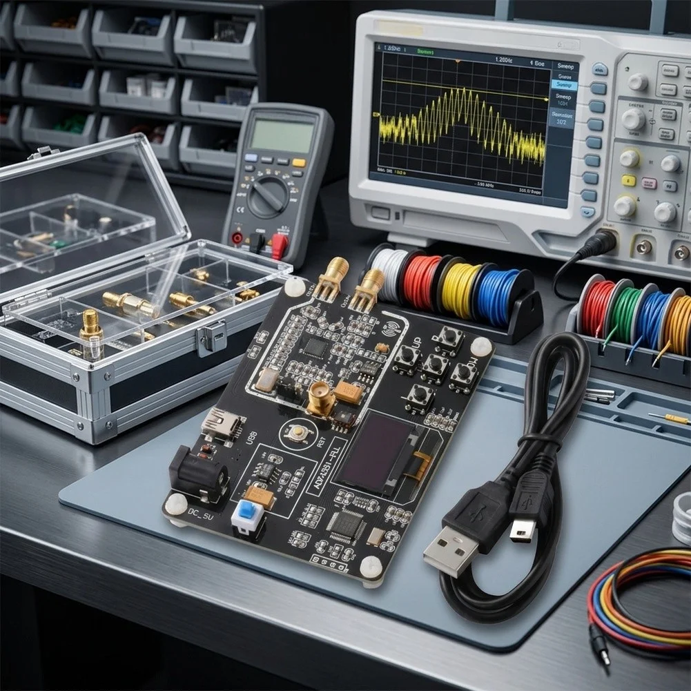 35MHz-4400MHz RF Signal Generator ADF4351 Sweep PLL With For OLED Display For Frequency Synthesizer Equipment