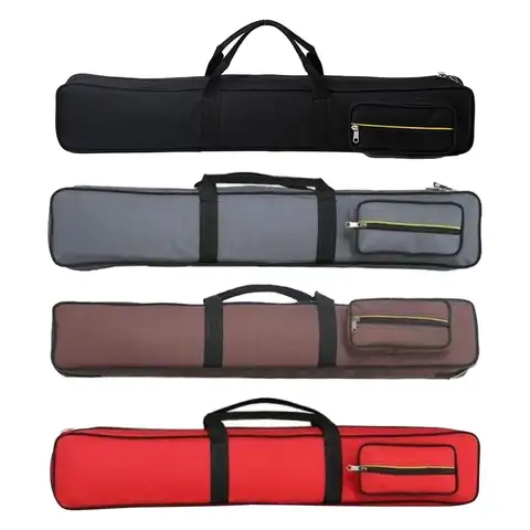 Billiards Pool Case Pool Cue Bag 1/2 Cue Case Protector Oxford Cloth Carrier Billiard Rod Storage Bag Pool Cue Storage Pouch