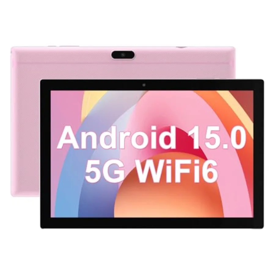 

10 Inch Android 15 Tablet with DDR4 8GB RAM 32GB Storage Supports 1TB Expand 2MP+8MP Dual Camera WiFi6 Bluetooth 6000mAh Batter