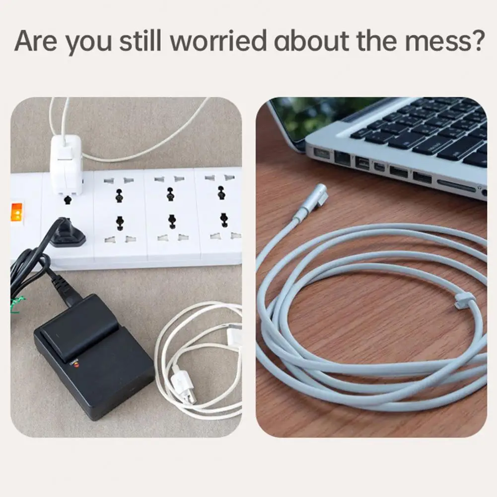 5 шт., зажим-органайзер для кабелей, 10,6 см