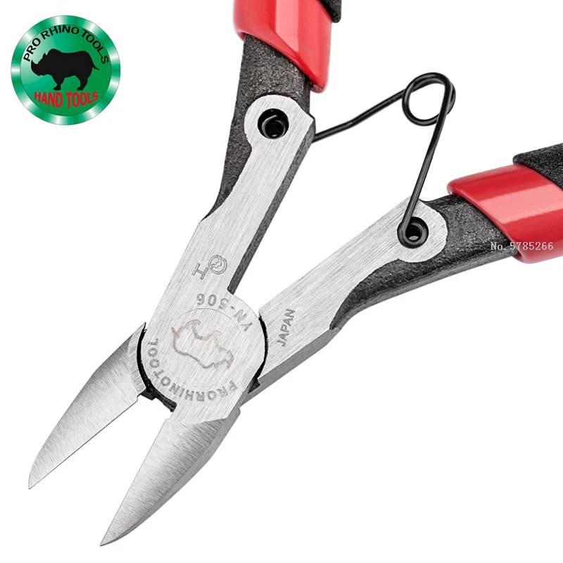 PRO RHINO TOOLS YN-506 5 Inch Diagonal Pliers Super Hard Cable Cutter for Cutting Plastic Element Feet