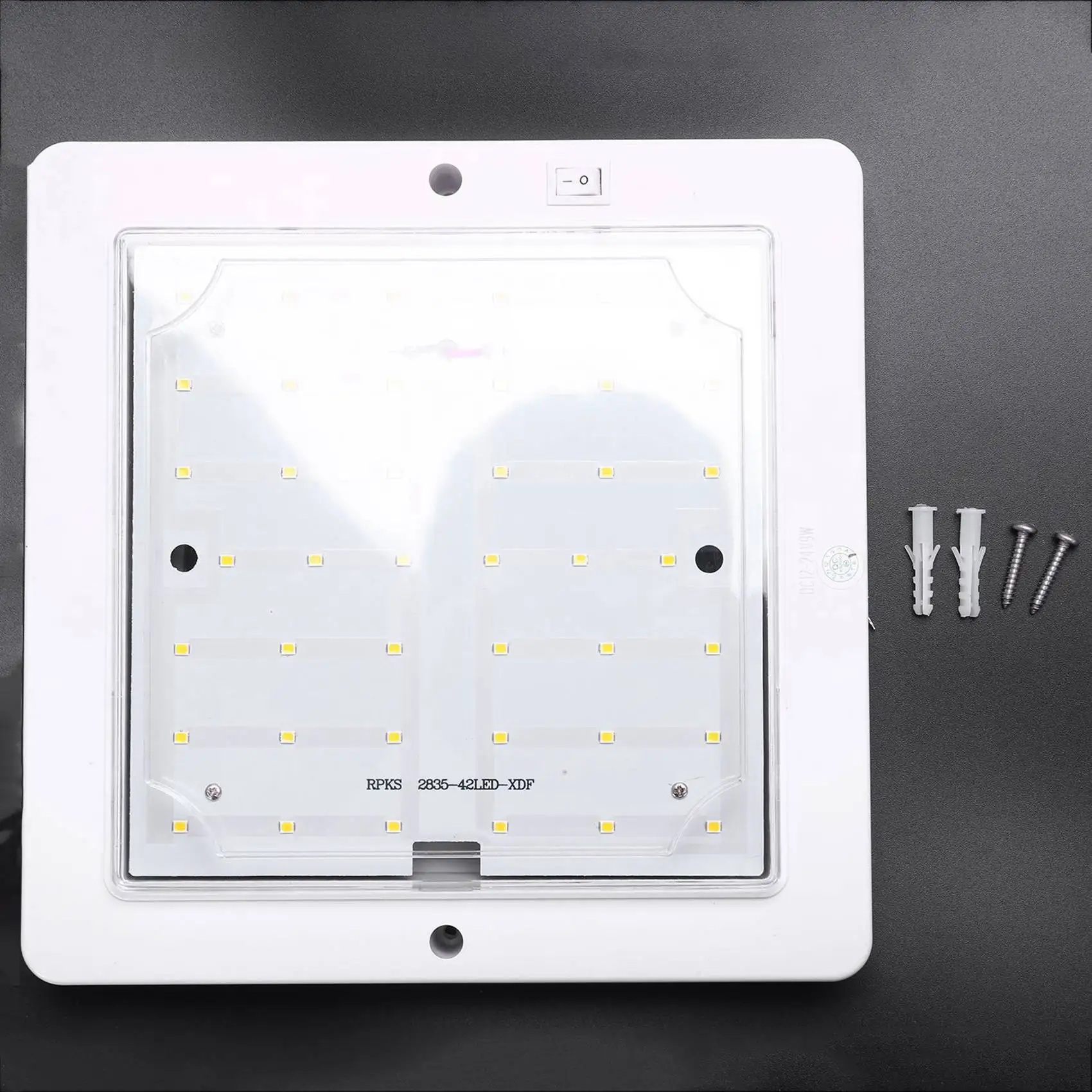 

Unusual 2X 9W 12V Car Caravan Rv Led Interior Roof Ceiling Interior Lamp Dome Light Warm Light