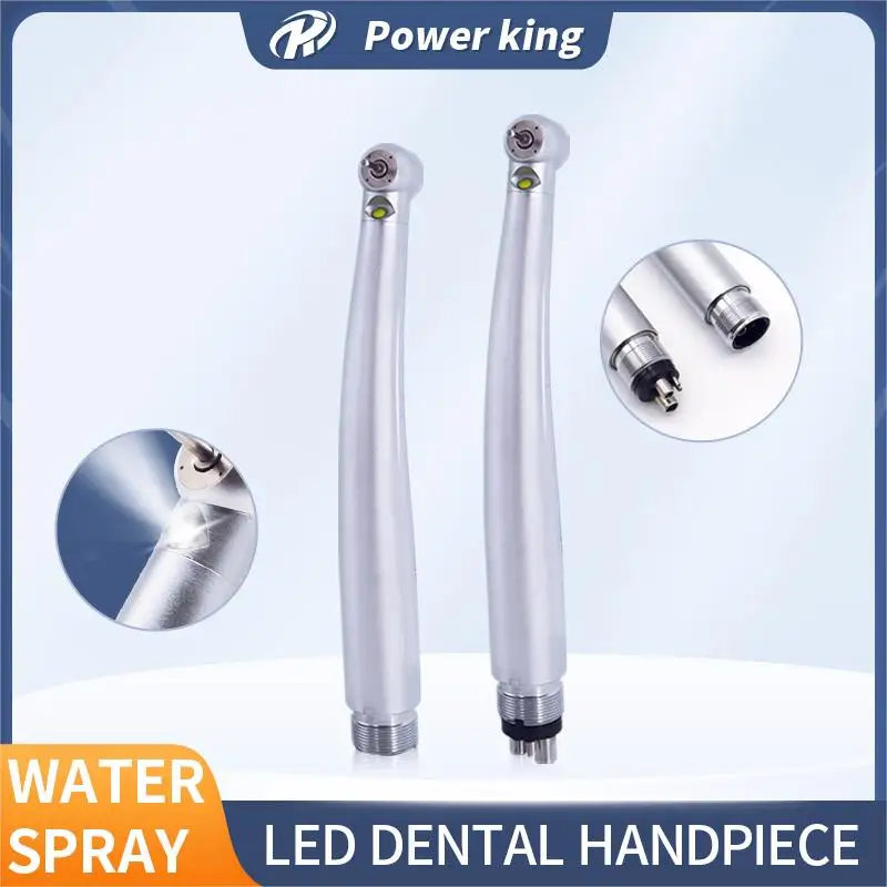 

Dental Handpiece LED High Rotation Pens Dentist Water Spray High Speed Turbine Machine 2/4 Hole Dentistry Tool