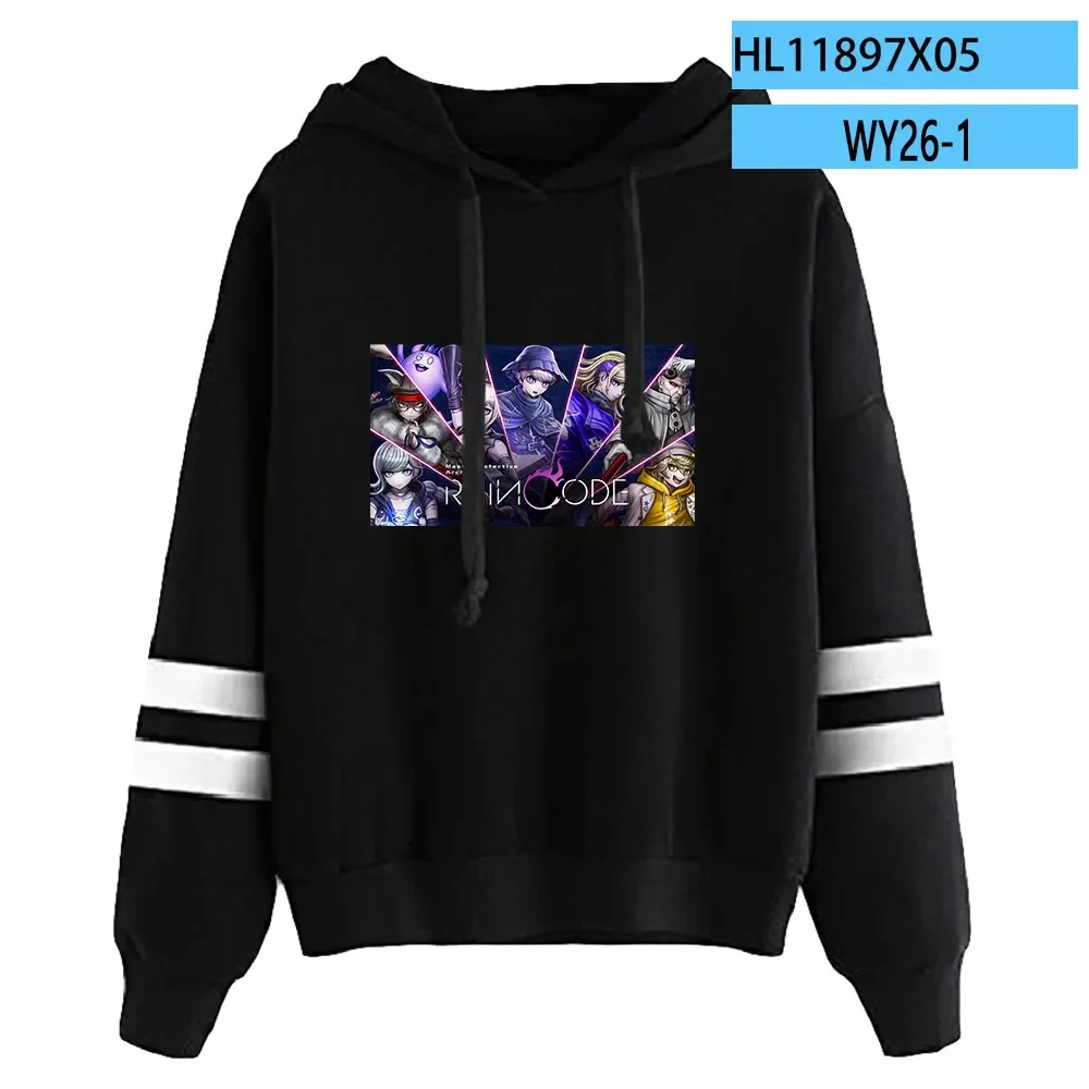 Master Detective Archives RAIN CODE Funny Hoodie Hip Hop Graphic Sweatshirt Streetwear Harajuku Tracksuit Oversized Clothes