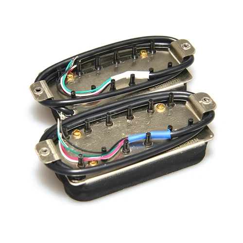 Imagen 2 del producto 1 Uds Alnico 5 pastilla de guitarra Humbucker de doble bobina negra para piezas de guitarra eléctrica