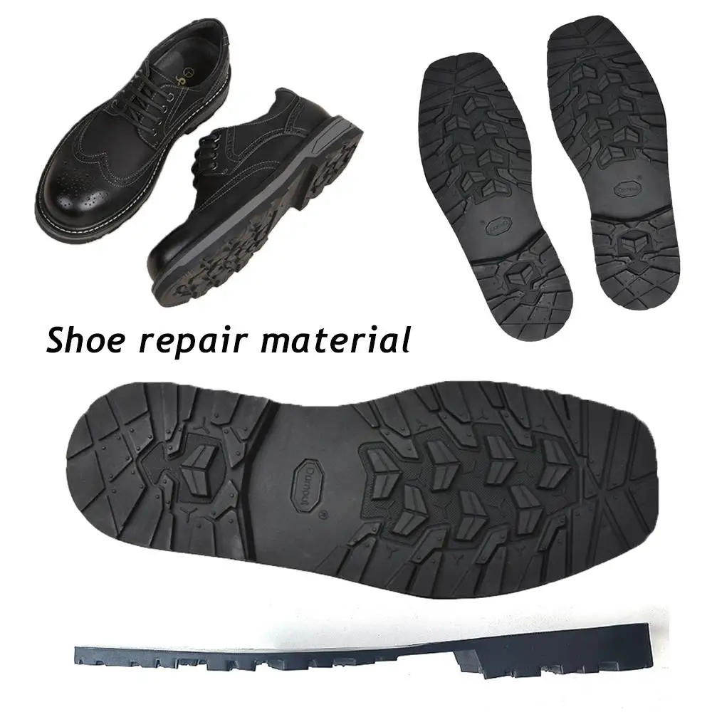 1Pair Rubber Shoe Soles Cuttable Non-Slip Sole Stickers Full Sole Protector Sneaker Repair Worker Shoes Sticker Repair Materials