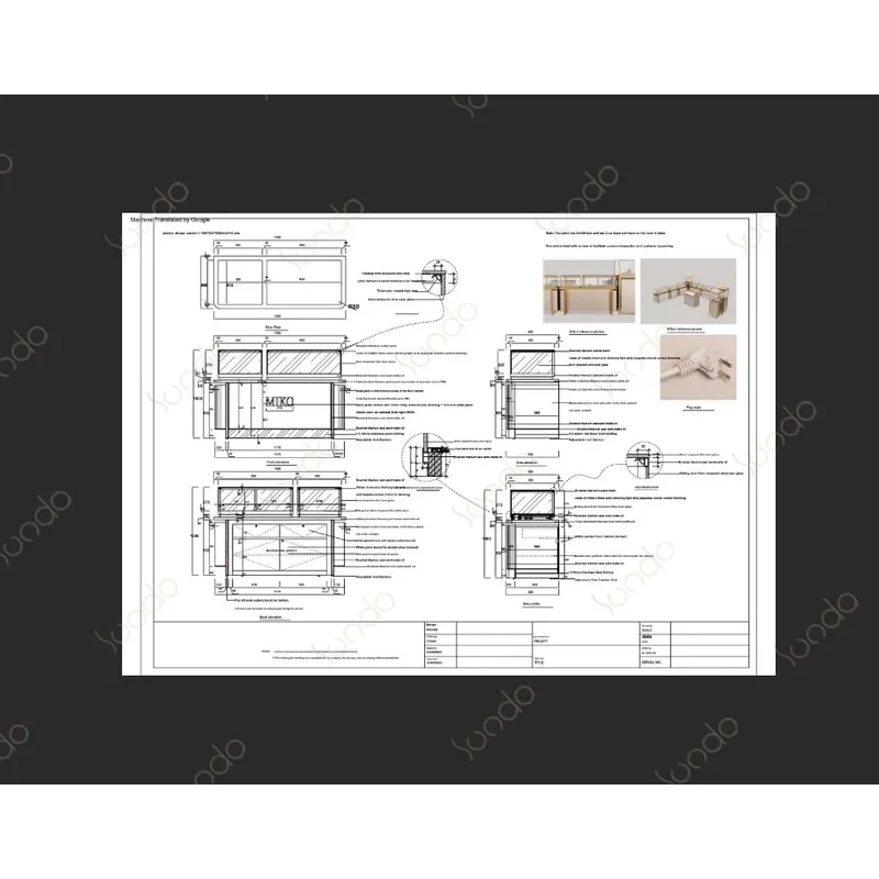 custom.Sundo Custom Luxury Modern Jewelry Display Kiosk Glass Jewelry Showcase Counter Retail Shop Interior Design Mall Store Fu