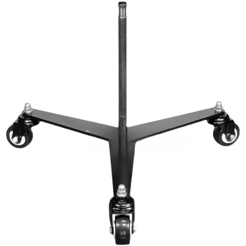 Portable Wheeled Photography Light Stand Flash Bracket Mini Fill Light Support Tripod