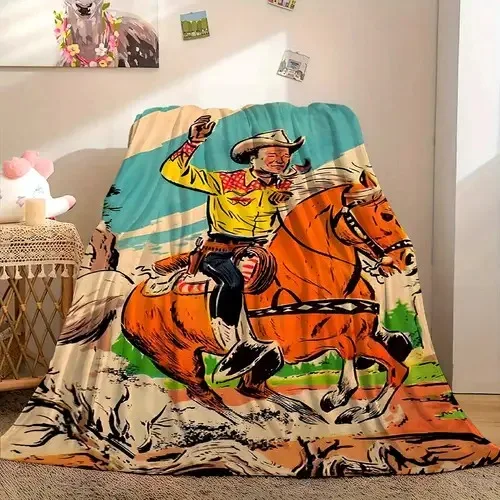 

Retro Blankets Gifts for Teens Adults Personalized Vintage Blankets for Bedroom Lightweight Flannel Plush Flannel Throw Blanket
