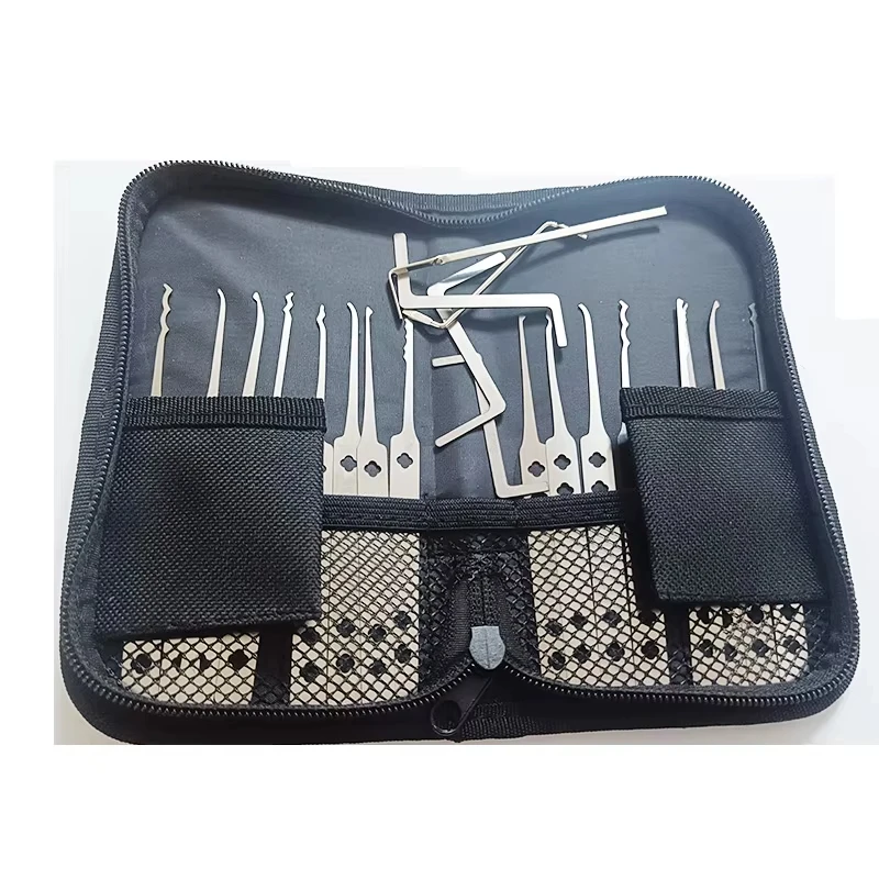 

New Arrival Stainless Steel 16PCS Key Repair Tool Practice With 5PCS Tension Tool Locksmith Tools