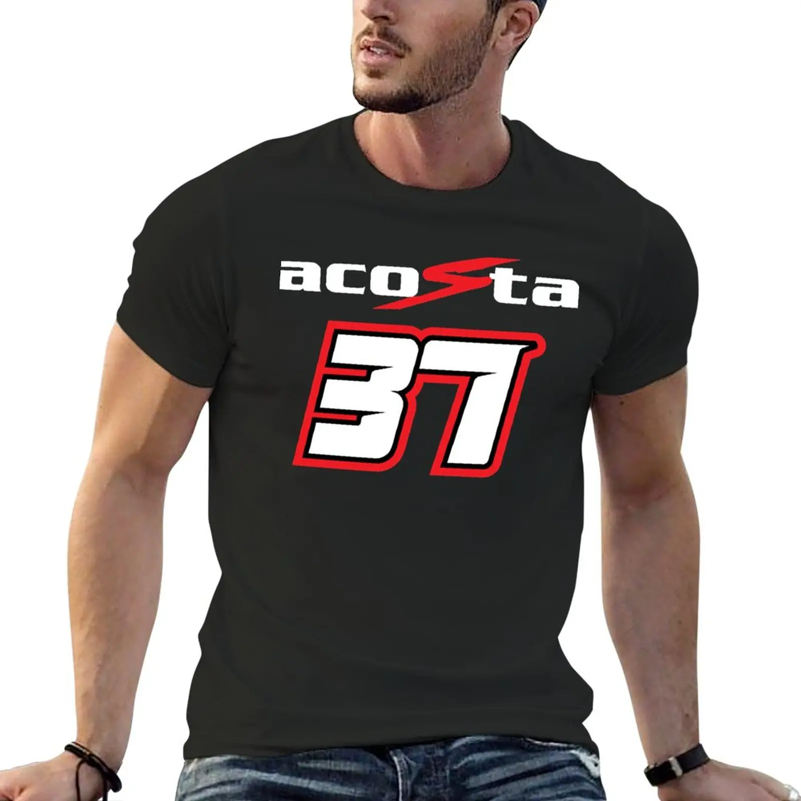 New Pedro Acosta Number 37 T-Shirt T-shirt for a boy boys white t shirts tops Short t-shirt t shirts for men cotton