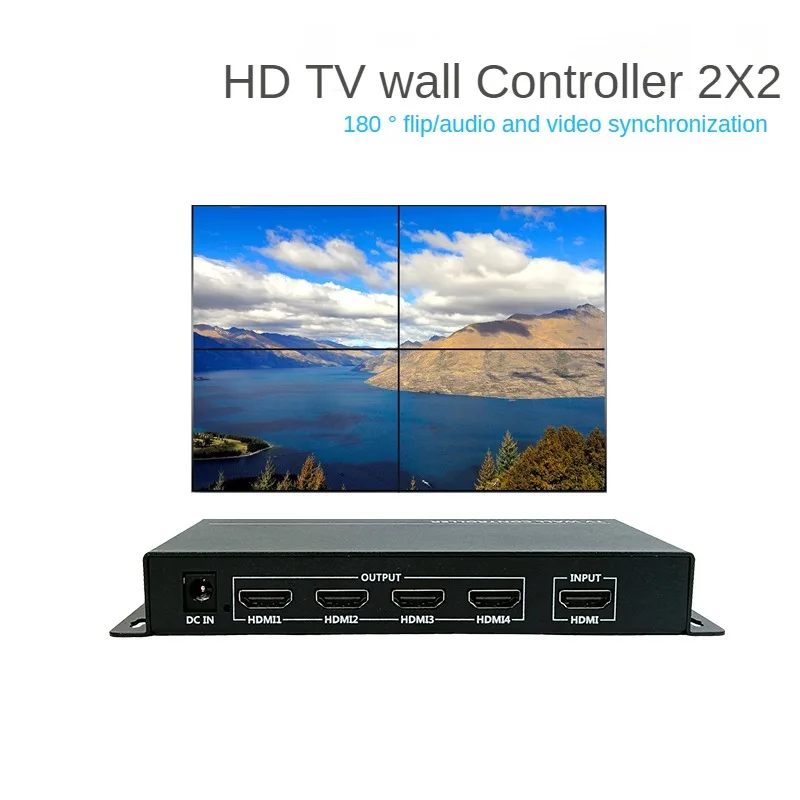 

Настенный видеоконтроллер 2x2 с HDMI-выходом для дисплея 1X2 1X4 1X3 2X1 3x1 4X1, многофункциональный видеоэкран, процессор, устройство для сращивания