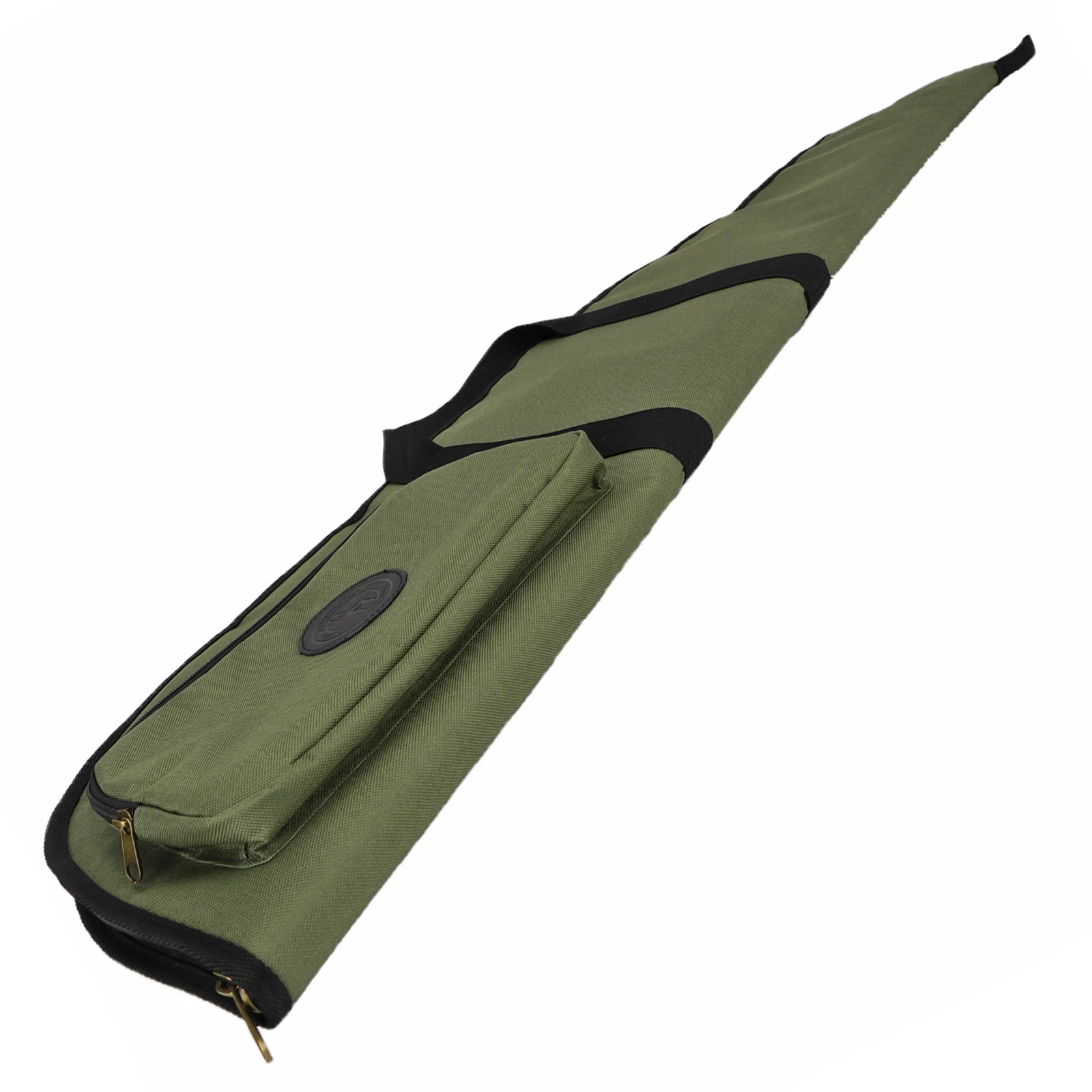 Tourbon 112 cm Nylon-Gewehrtasche, Schutztasche für Gewehre, weich gepolstert, mit Schultergurt, grün, Jagdzubehör – Detail 13