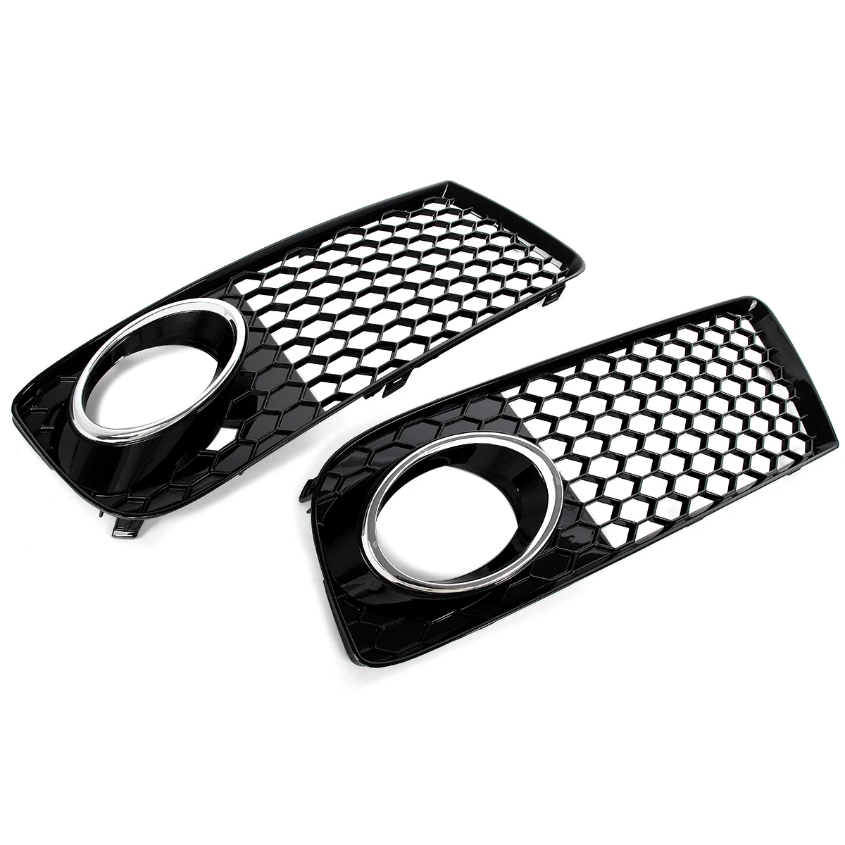 

Honeycomb Front Bumper Fog Light Lamp Grills Cover for Audi TT MK2 8J 2010-2014 Fog Light Grille Mesh Replace for 8J0807681J