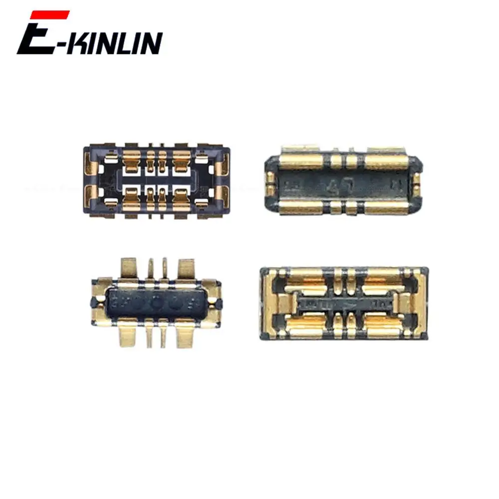 2 piezas/lote Conector de batería FPC en línea para Huawei Nova 4 4e 5T 7 Pro SE 7i 8 Young en placa base lógica flexible